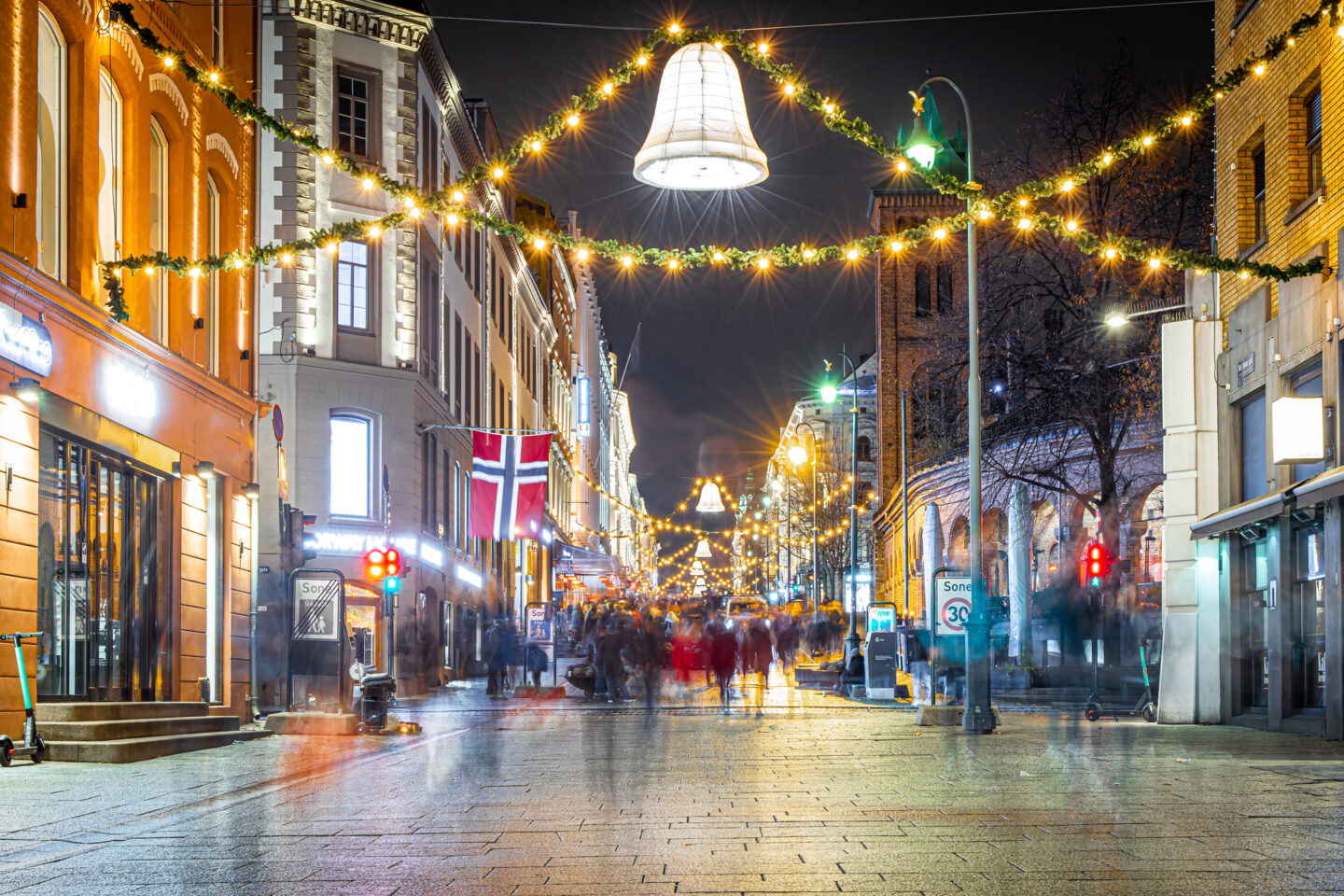 Decoração de Natal, em Oslo