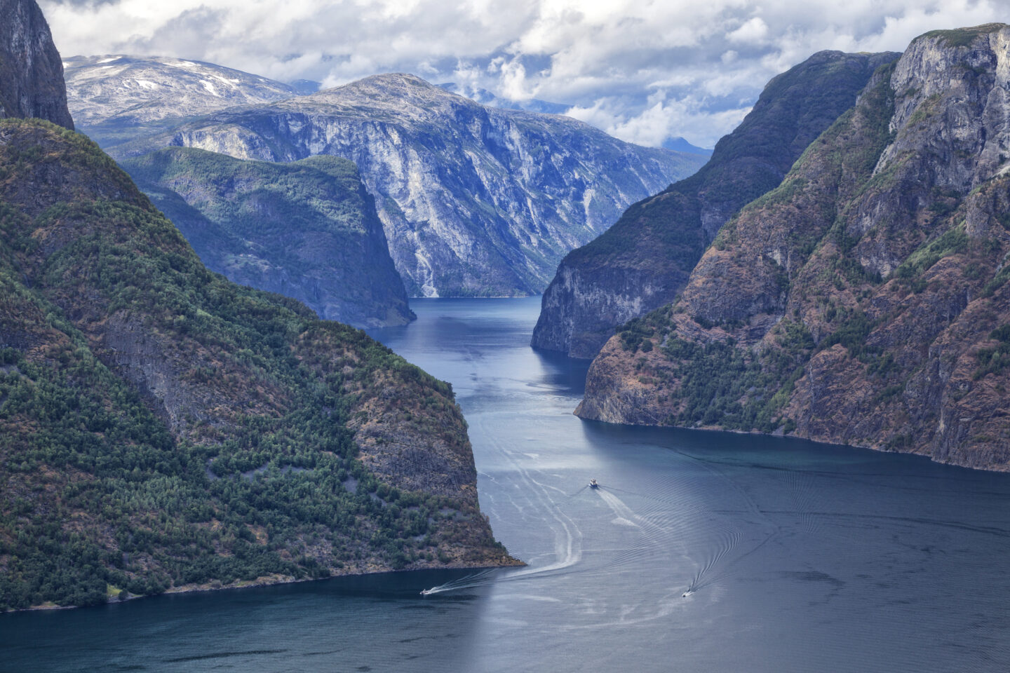 Imagem do Sognerfjord, na Noruega