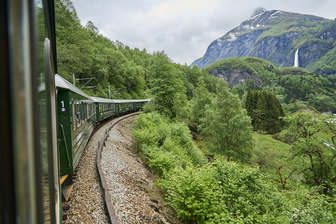 Flamsbana entre Flam e Myrdal