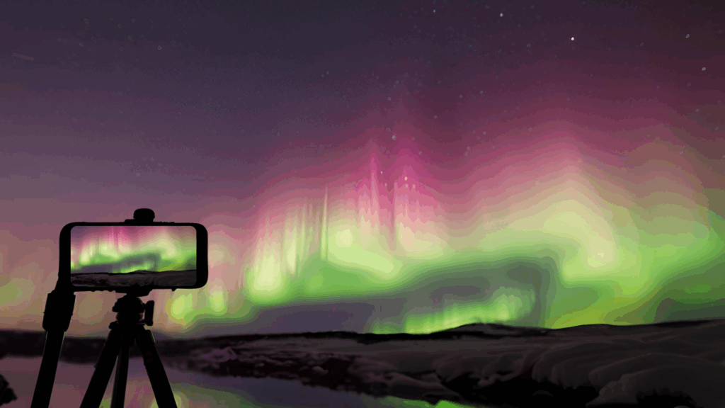 como-fotografar-aurora-boreal-com-iphone