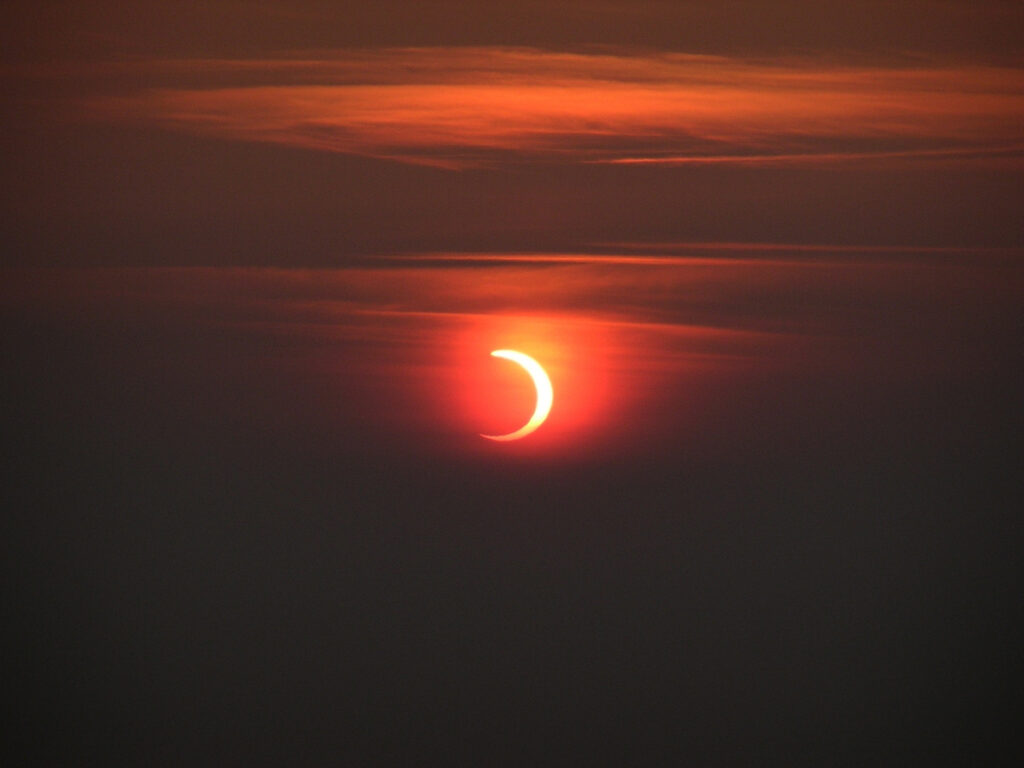 Eclipse Solar Eclipse Solar na Islândia