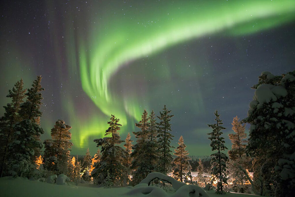 Aurora Boreal em Kiruna e Abisko