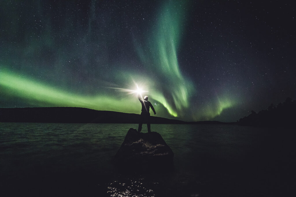 Northern Lights 27.09.2019 in Ivalo Lapland Finland photo by Ale