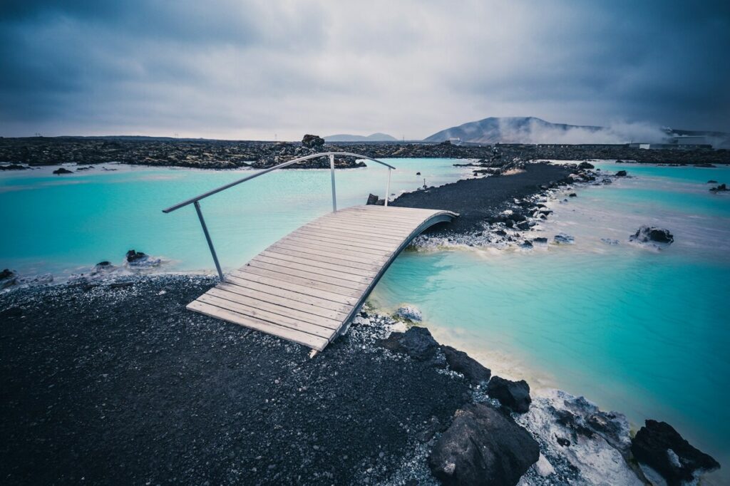 Islândia Blue Lagoon ponte