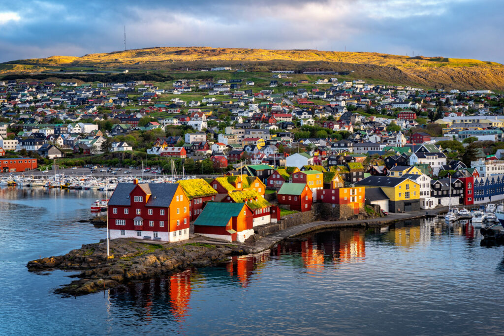 Torshavn is capital of faroe islands in north atlantic.