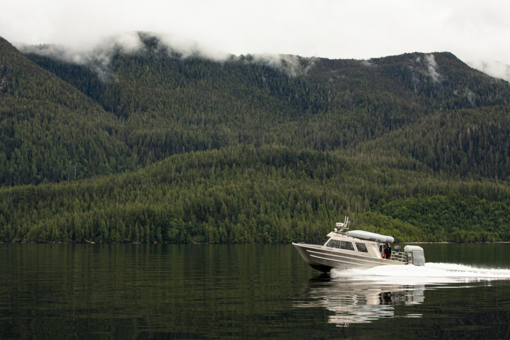 Excursão de barco - Spirit Bear Lodge - Canadá