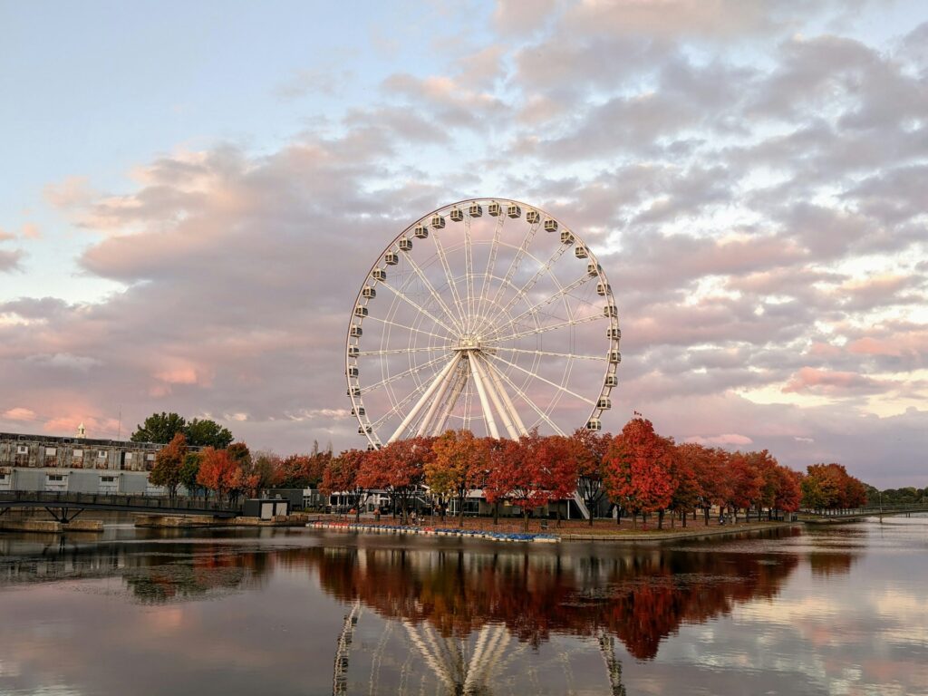 Roda-gigante em Montreal - Canadá