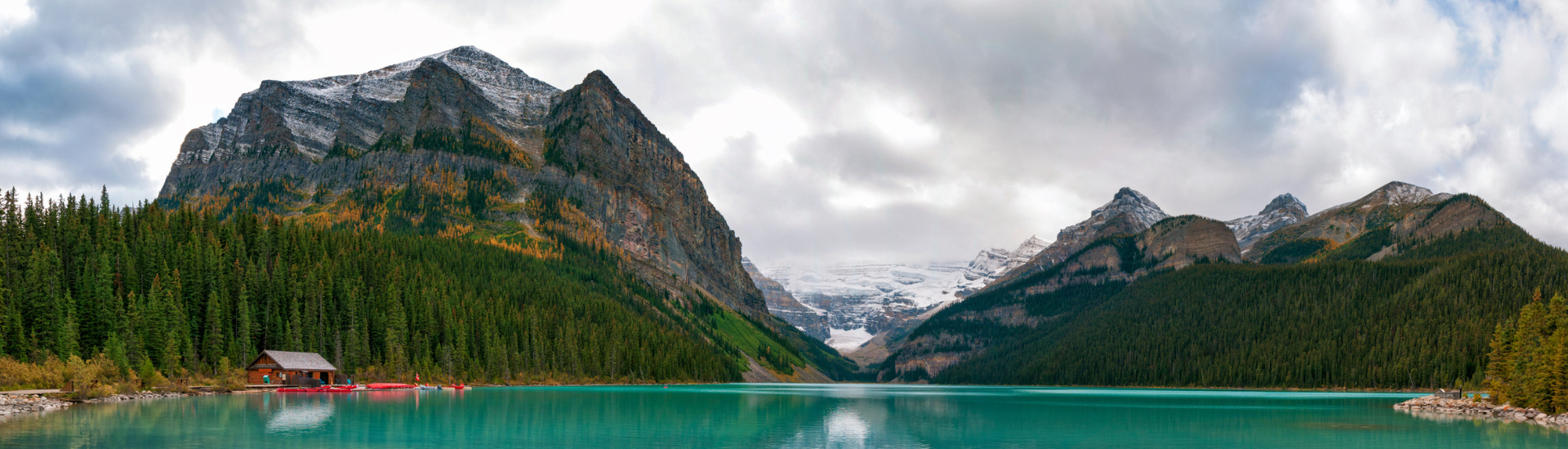 Canadá sobre trilhos Montanhas Rochosas - Banner