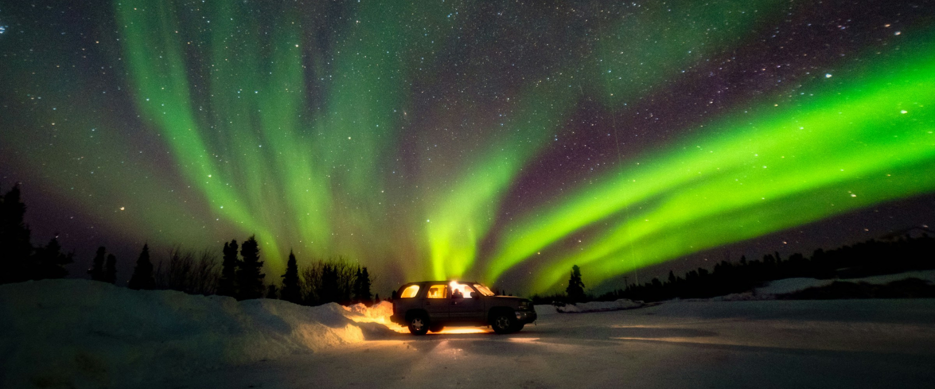 Aurora Boreal em Fairbanks