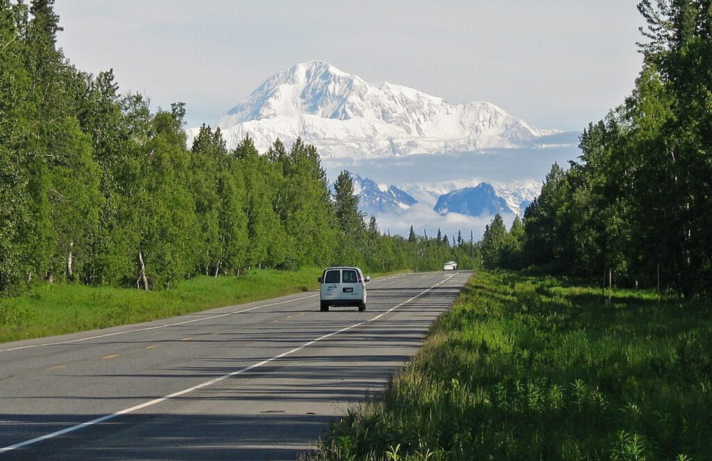 Denali from the Parks Highway, Credit Aneta Synan, ADOT&PF, 2006