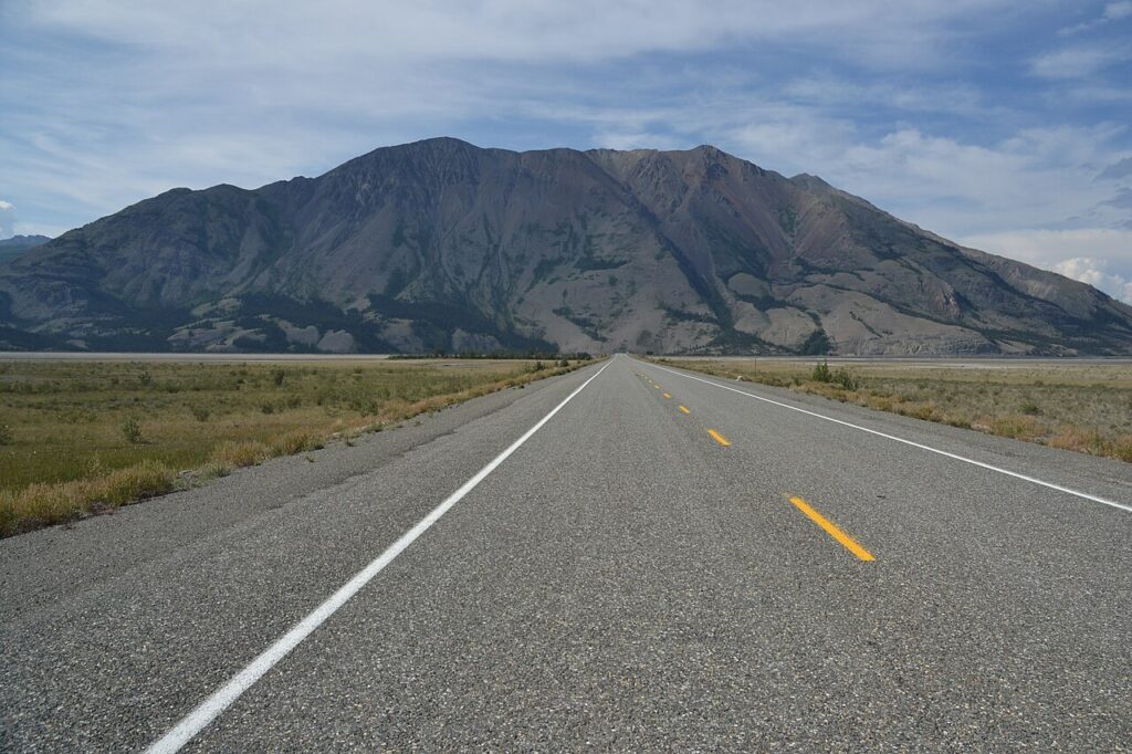 KM1646 da Alaska Highway - Yukon - Canadá