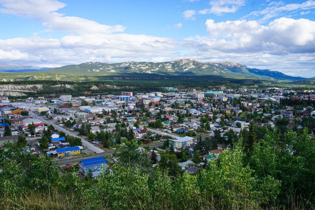 Vista de Whitehorse - Yukon - Canadá