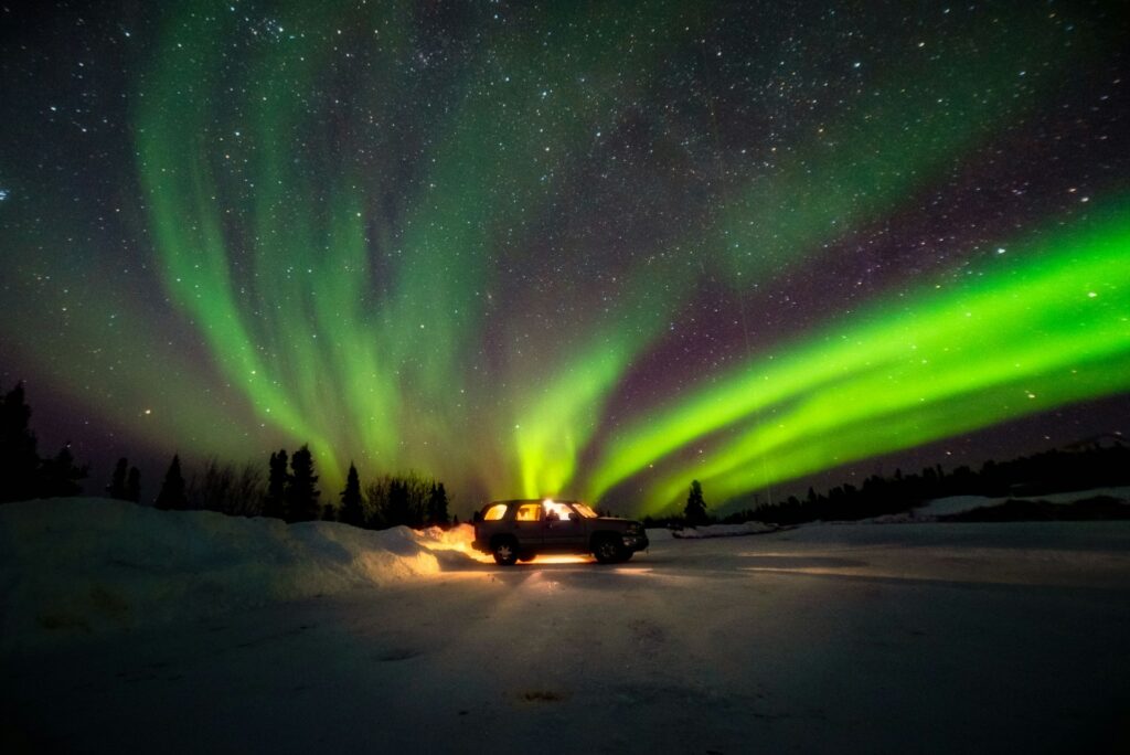 Aurora Boreal em Fairbanks – Alasca