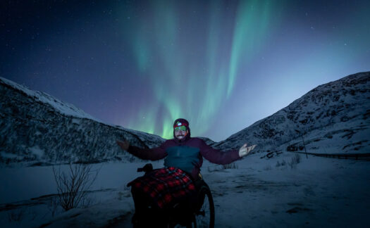 Aurora Boreal com acessibilidade na Borealis