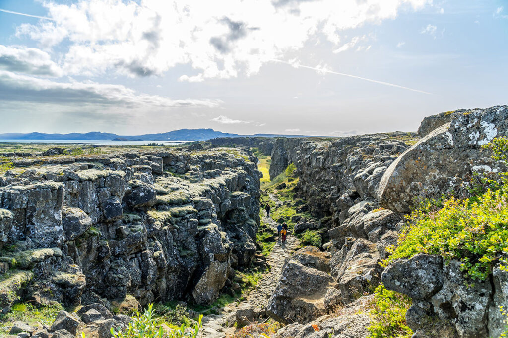 Vista do Parque Nacional de Thingvellir